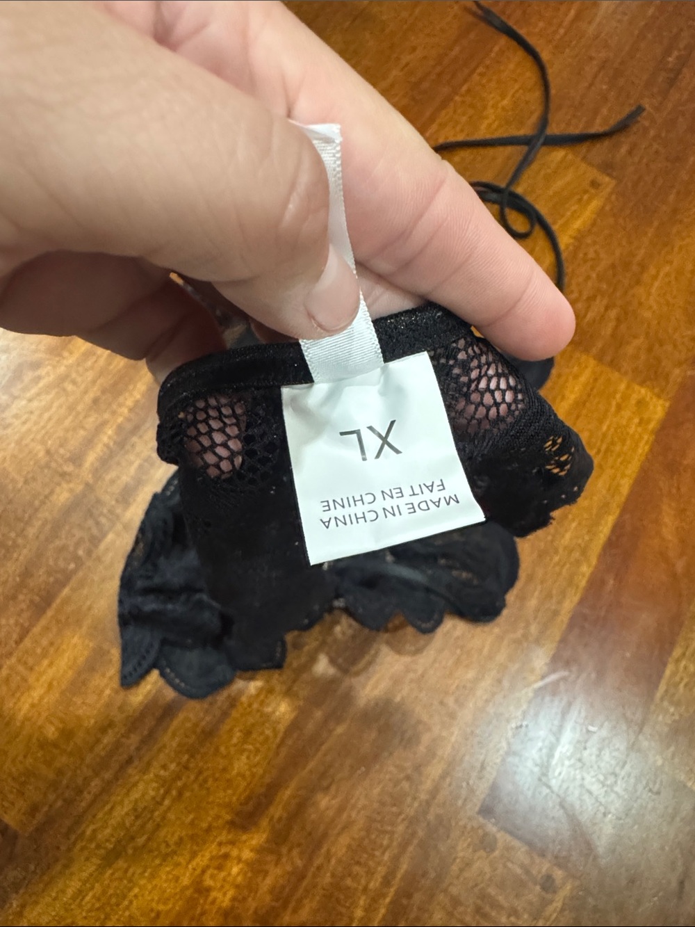 NWT Avidlove Black Lace Halter Teddy Bodysuit - Picture 12 of 12